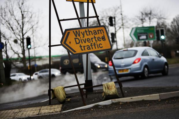 Oxford Mail: Old diversion signs. Picture by Ed Nix